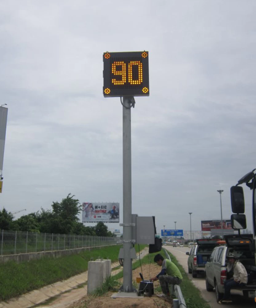 ป้ายเตือนชนิดปรับได้ ชนิดหลอด LED P10