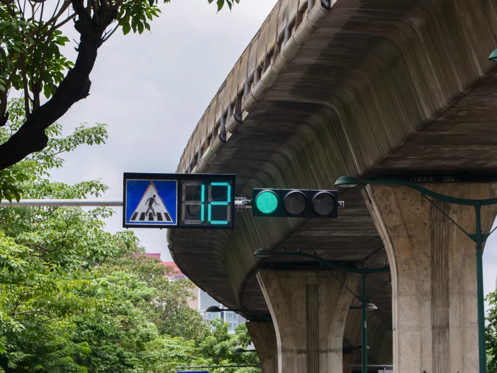 อุปกรณ์นับเวลาถอยหลังสัญญาณไฟจราจร